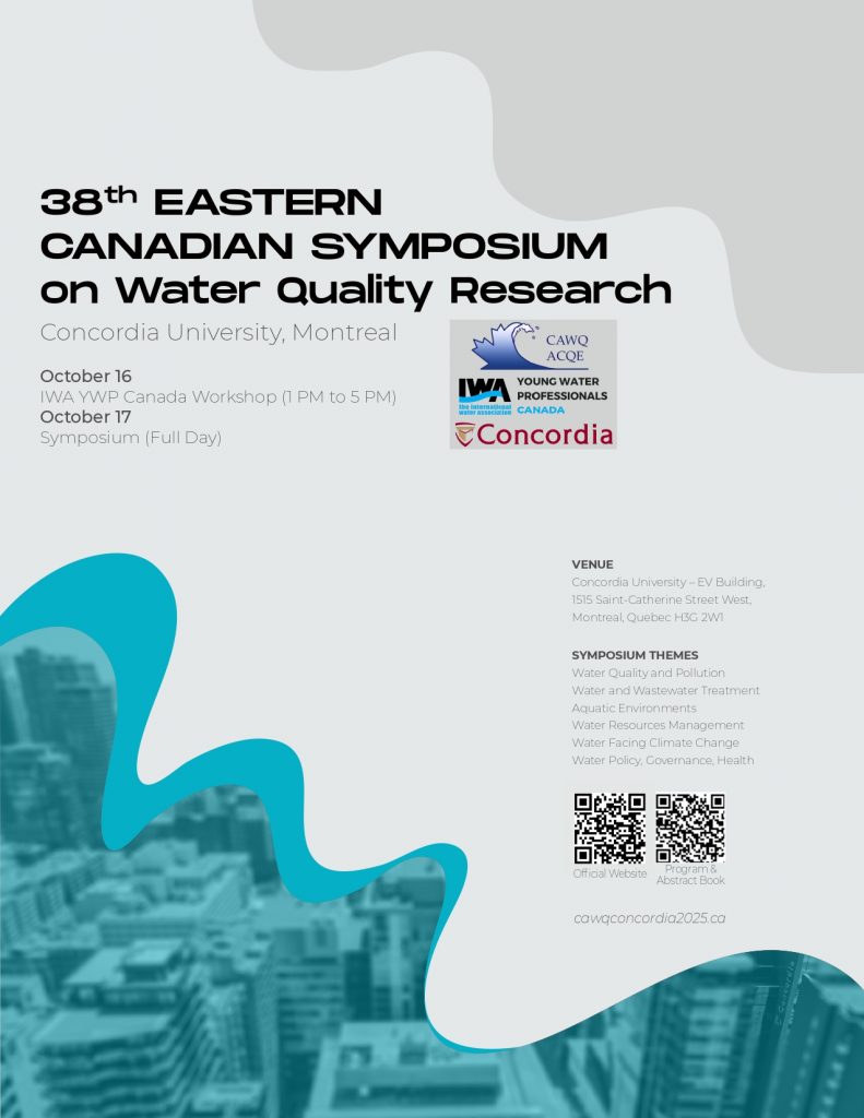 CAWQ 38th Eastern Symposium Program cover